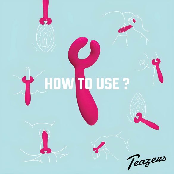 Easytoys Couple - parvibrator - genopladelig vandtæt - pink