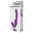 Dreamtoys Essentials - stropløs strap-on vibrator (lilla)