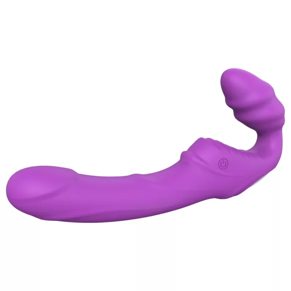 Dreamtoys Essentials - stropløs strap-on vibrator (lilla)