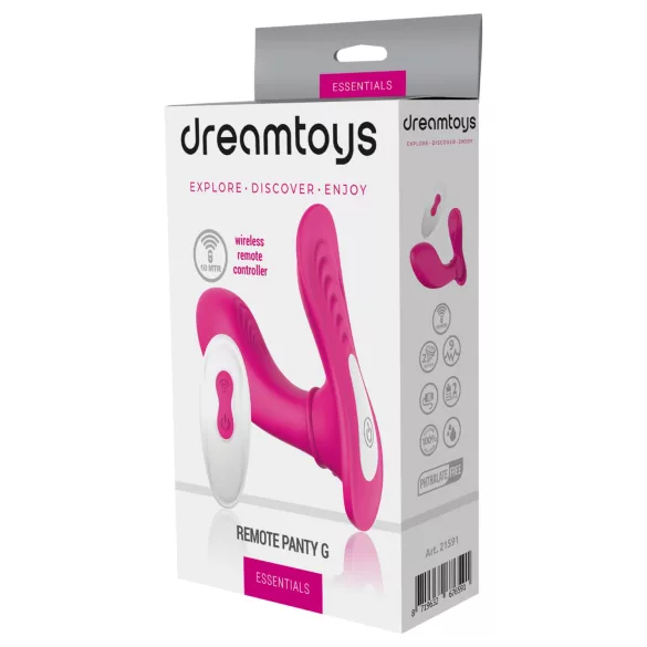 Dreamtoys Essentials - bærbare G-punkts stimulerende trussevibrator (magenta)