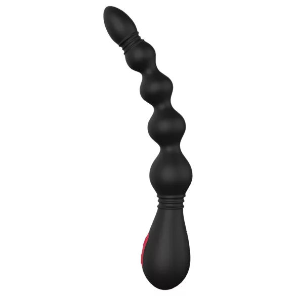 Cheeky Love - analvibrator med perler - genopladelig - sort