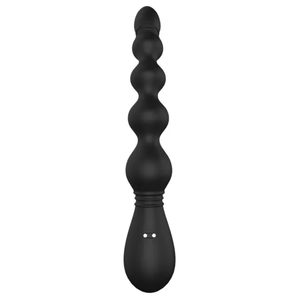 Cheeky Love - analvibrator med perler - genopladelig - sort