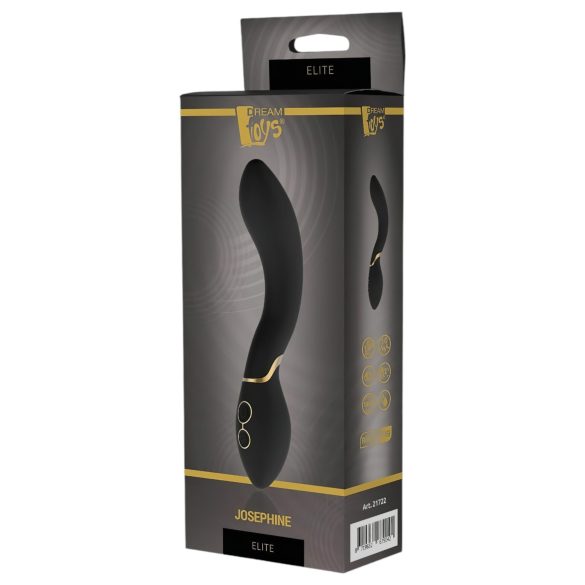 Elite Josephine - G-punkt vibrator - genopladelig - sort