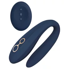 Goddess Ares - parvibrator - bøjelig - blå