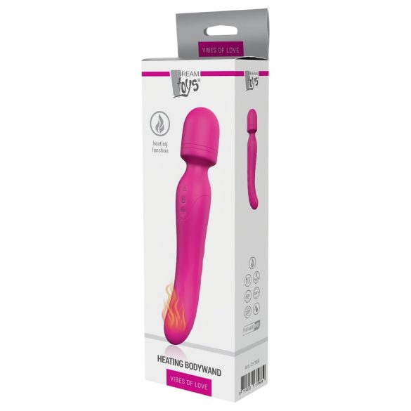 Vibes of Love Wand - genopladelig varmende massagestav (pink)