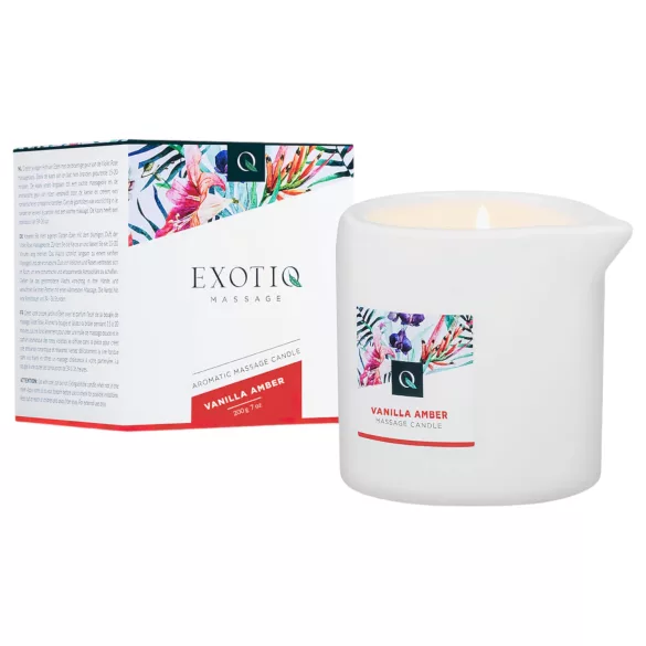 Exotiq - massagelys - vanilje rav - 200g