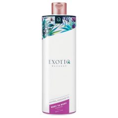 Exotiq - kropsmassageolie med varmende effekt - 500ml