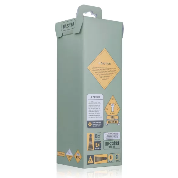 BUTTR Devil Dog - dildo med sugekop - sort