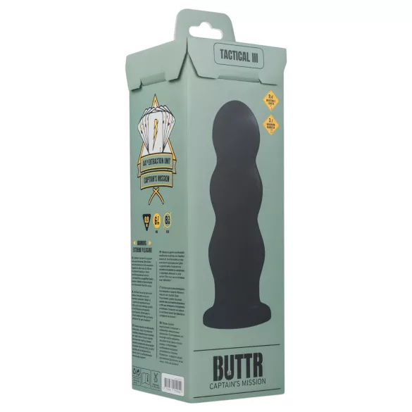 BUTTR - dildo med sugekop - sort