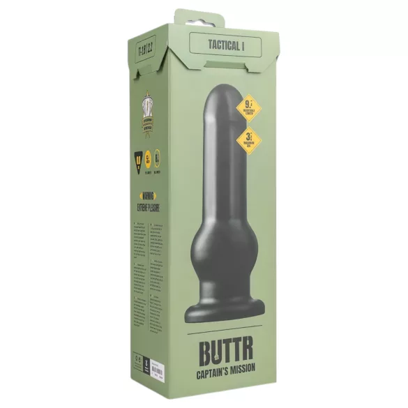 BUTTR - dildo med sugekop - sort