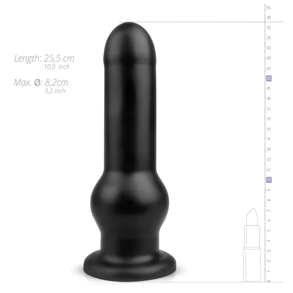 BUTTR - dildo med sugekop - sort