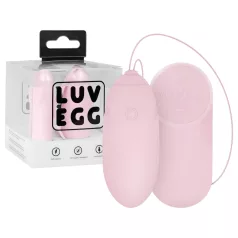   LUV EGG - bærbart, genopladeligt, trådløst vibrerende æg (pink)