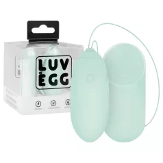   LUV EGG - bærbart, batteridrevet, trådløst vibratoræg (grøn)