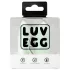LUV EGG - bærbart, batteridrevet, trådløst vibratoræg (grøn)