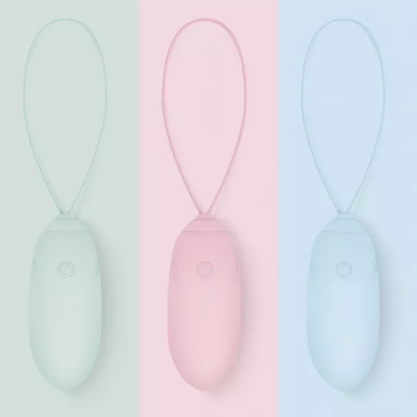 LUV EGG - bærbart, batteridrevet, trådløst vibratoræg (grøn)