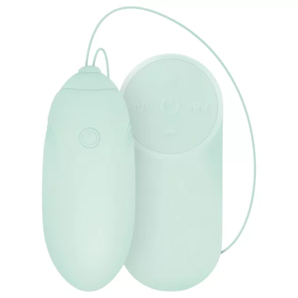 LUV EGG - bærbart, batteridrevet, trådløst vibratoræg (grøn)