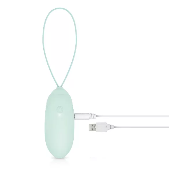 LUV EGG - bærbart, batteridrevet, trådløst vibratoræg (grøn)