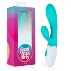   Good Vibes Only Blis Rabbit - rabbitvibrator med klitorisarm - turkis
