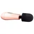 Rosy Gold - mini wand vibrator - genopladelig - roseguld