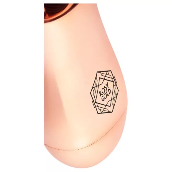 Rosy Gold - mini wand vibrator - genopladelig - roseguld