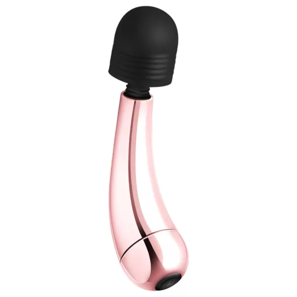 Rosy Gold - wand vibrator mini med bøjning - roseguld
