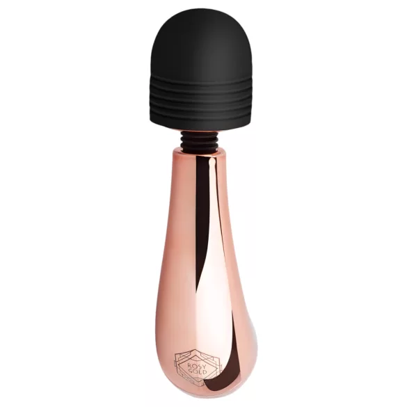Rosy Gold - wand vibrator mini med bøjning - roseguld