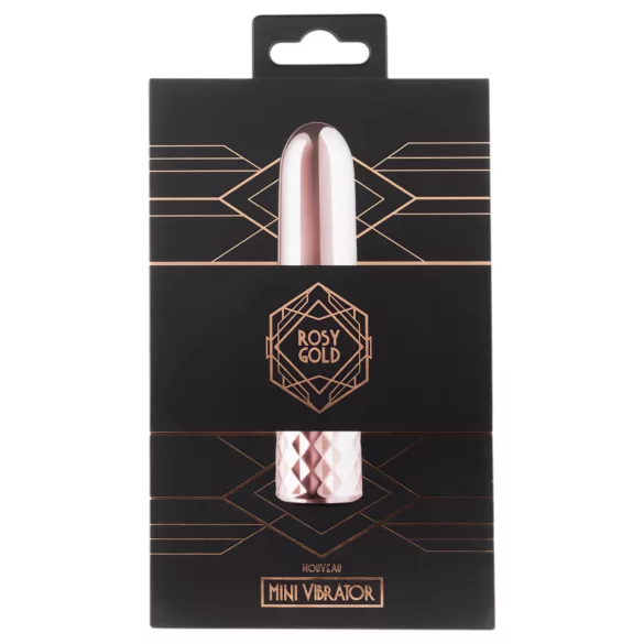 Rosy Gold Mini - mini vibrator - genopladelig - rosegold
