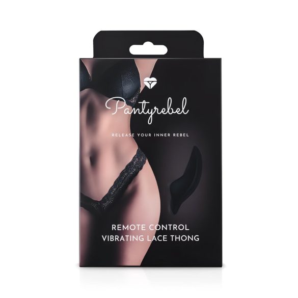 Pantyrebel - vibrerende trusser med fjernbetjening - blonde - sort (S-L)