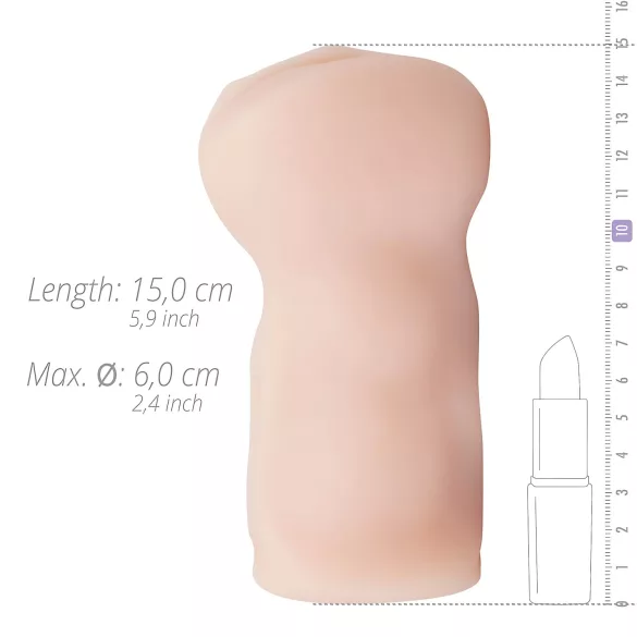FWB - realistisk onaniprodukt vagina - blød silikone