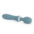 Bloom Orchid Wand - vibratorstav med massage - genopladelig - turkis