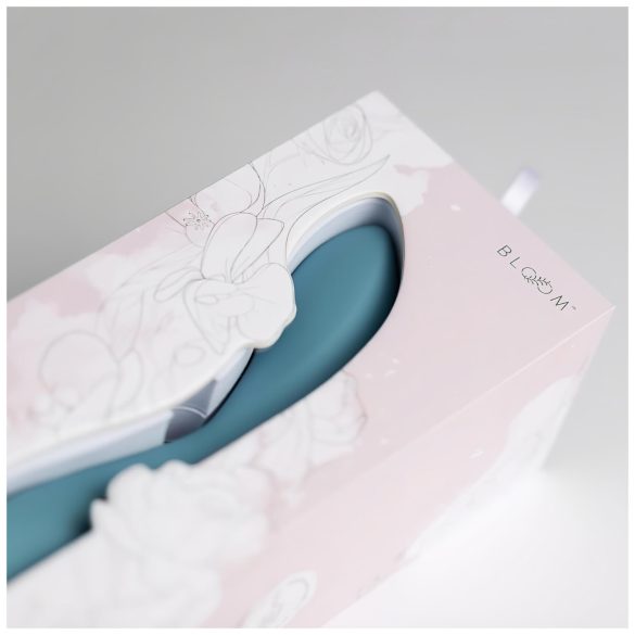 Bloom Rose - G-punkt vibrator - genopladelig - silikone - turkis