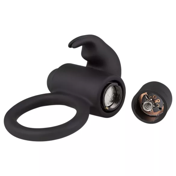 EasyToys Bunny - vibrerende penisring - sort