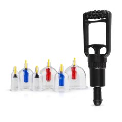 Easytoys - cupping sæt - vakuumpumpe - 6 dele