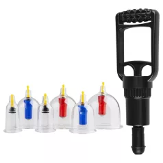 Easytoys - cupping sæt - vakuumpumpe - 6 dele