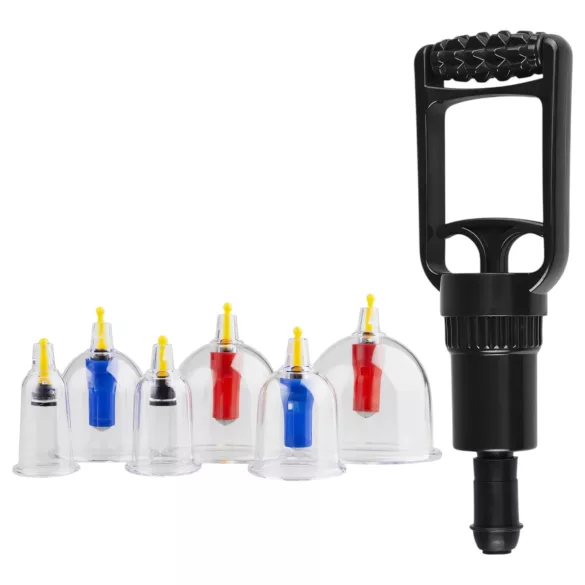 Easytoys - cupping sæt - vakuumpumpe - 6 dele