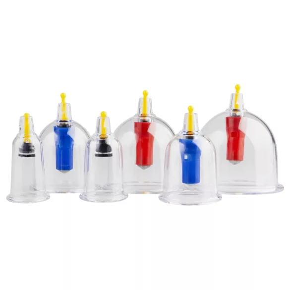 Easytoys - cupping sæt - vakuumpumpe - 6 dele