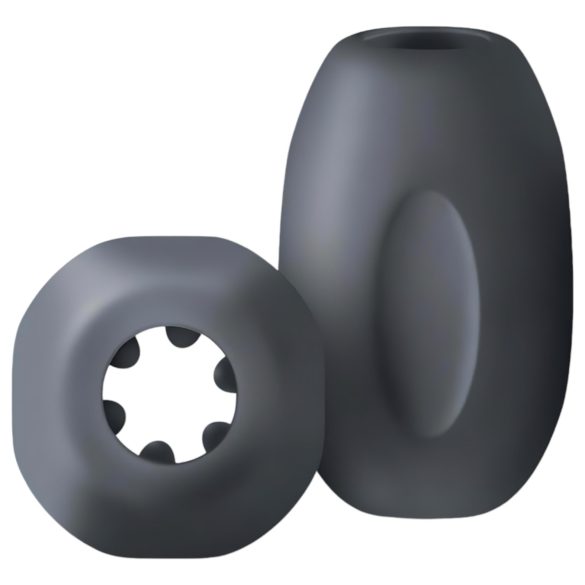 Boners - masturbator til mænd - kompakt rejsestørrelse - grå