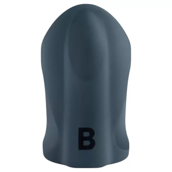 Boners - opladelig vibrerende åben masturbator - grå