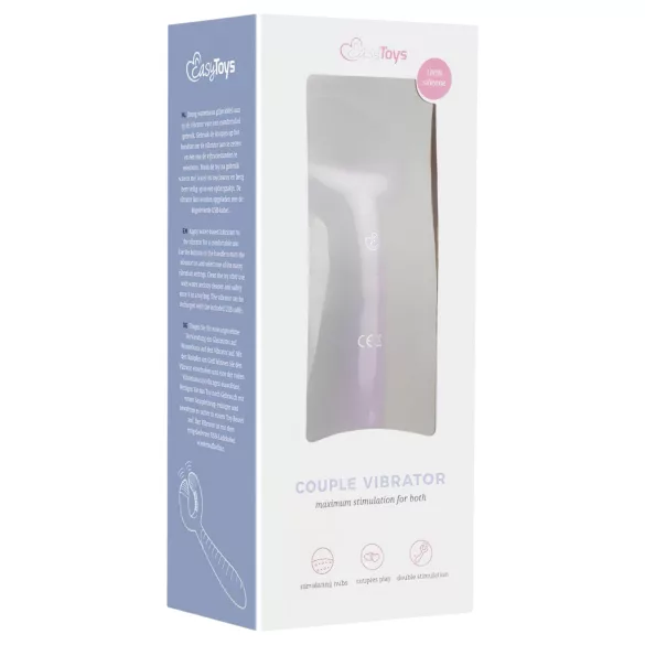 Easytoys Couple - parvibrator - genopladelig vandtæt - lilla