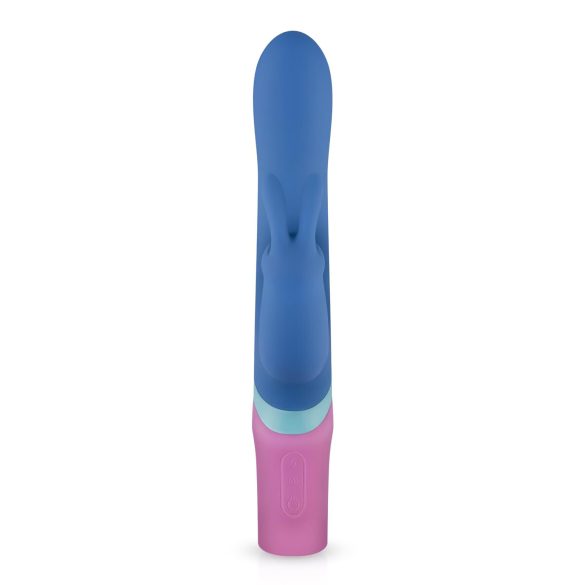 PMV20 Vice Double - trippel vibrator med rotation - silikone blå