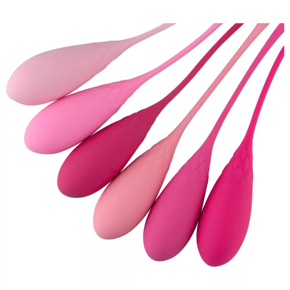 Teazers - kegel kugle sæt - 6 stk - pink