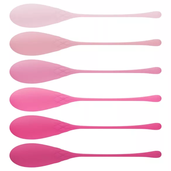 Teazers - kegel kugle sæt - 6 stk - pink