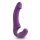 Easytoys - strap-on vibrator uden rem - genopladelig - lilla