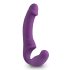 Easytoys - strap-on vibrator uden rem - genopladelig - lilla