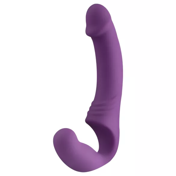 Easytoys - strap-on vibrator uden rem - genopladelig - lilla