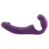 Easytoys - strap-on vibrator uden rem - genopladelig - lilla