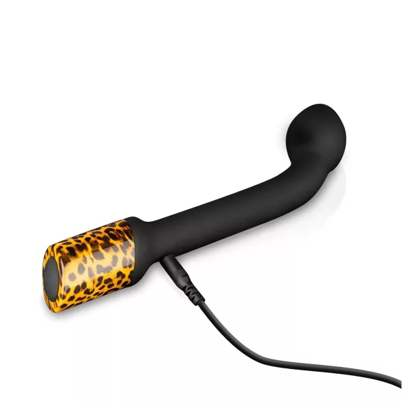 Panthra Nila - G-punkt vibrator - genopladelig, vandtæt - leopard-sort