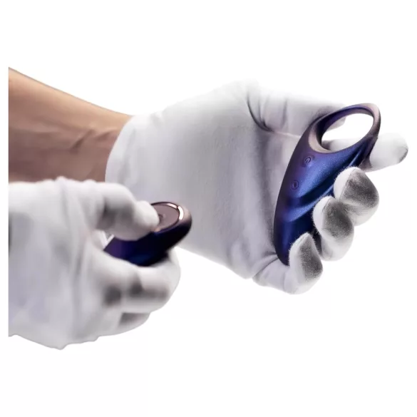 Hueman Neptune - vandtæt penisring med vibration - silicone - lilla