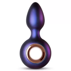   Hueman - anal vibrator med genopladelig motor - silikone lilla