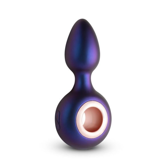 Hueman - anal vibrator med genopladelig motor - silikone lilla